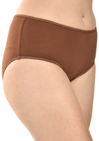 Women's Everyday Comfort Cotton Panties Pack of 3 – Brown, Pink & Peach