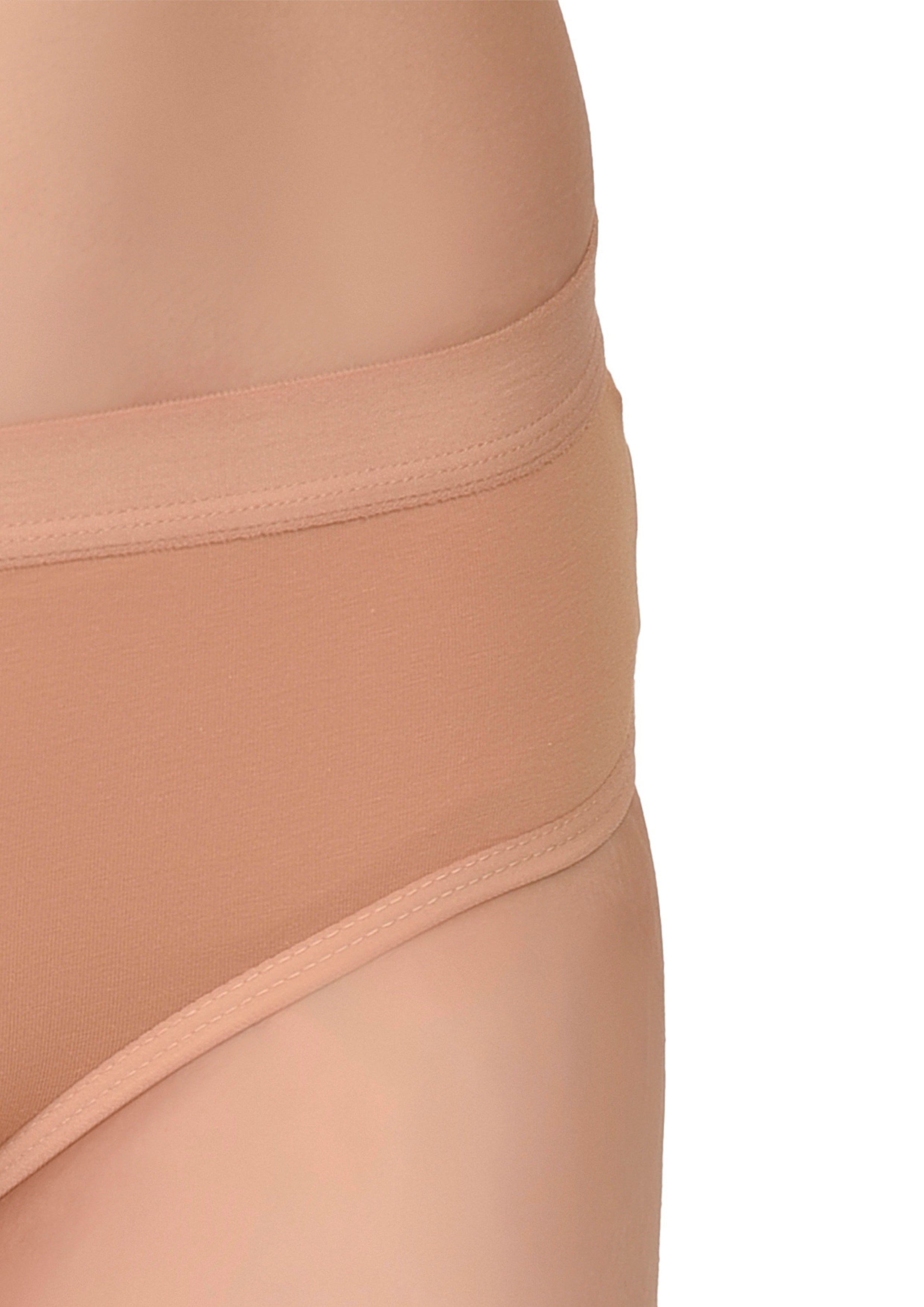 Women's Stretch-Fit Cotton Lycra Panties Pack of 3 – Brown, Coral Pink & Camel