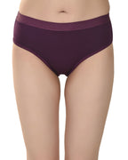 Women's Stretch-Fit Cotton Lycra Panties Pack of 3 – Dusty Rose, Purple & Pink
