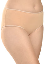 Women's Everyday Comfort Cotton Panties Pack of 3 – Brown, Pink & Peach