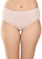 Women's Everyday Comfort Cotton Panties Pack of 3 – Brown, Pink & Peach