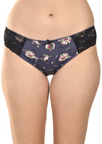 Women's Stretch Lace Panties Pack of 3 – Pink, Orange & Grey