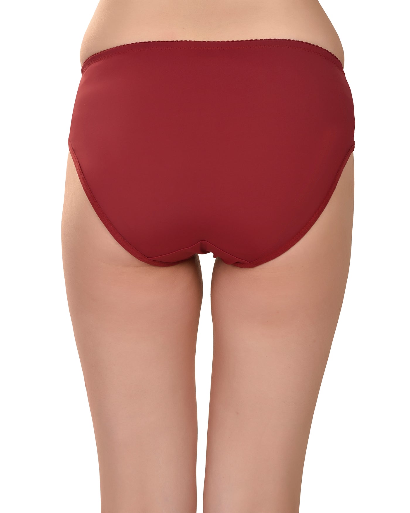 Women's Silky Nylon Modal Panties Pack of 3 – Brown, Maroon & Purple