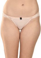 Women's Delicate Lace Panties Pack of 2 – Peach & Wine