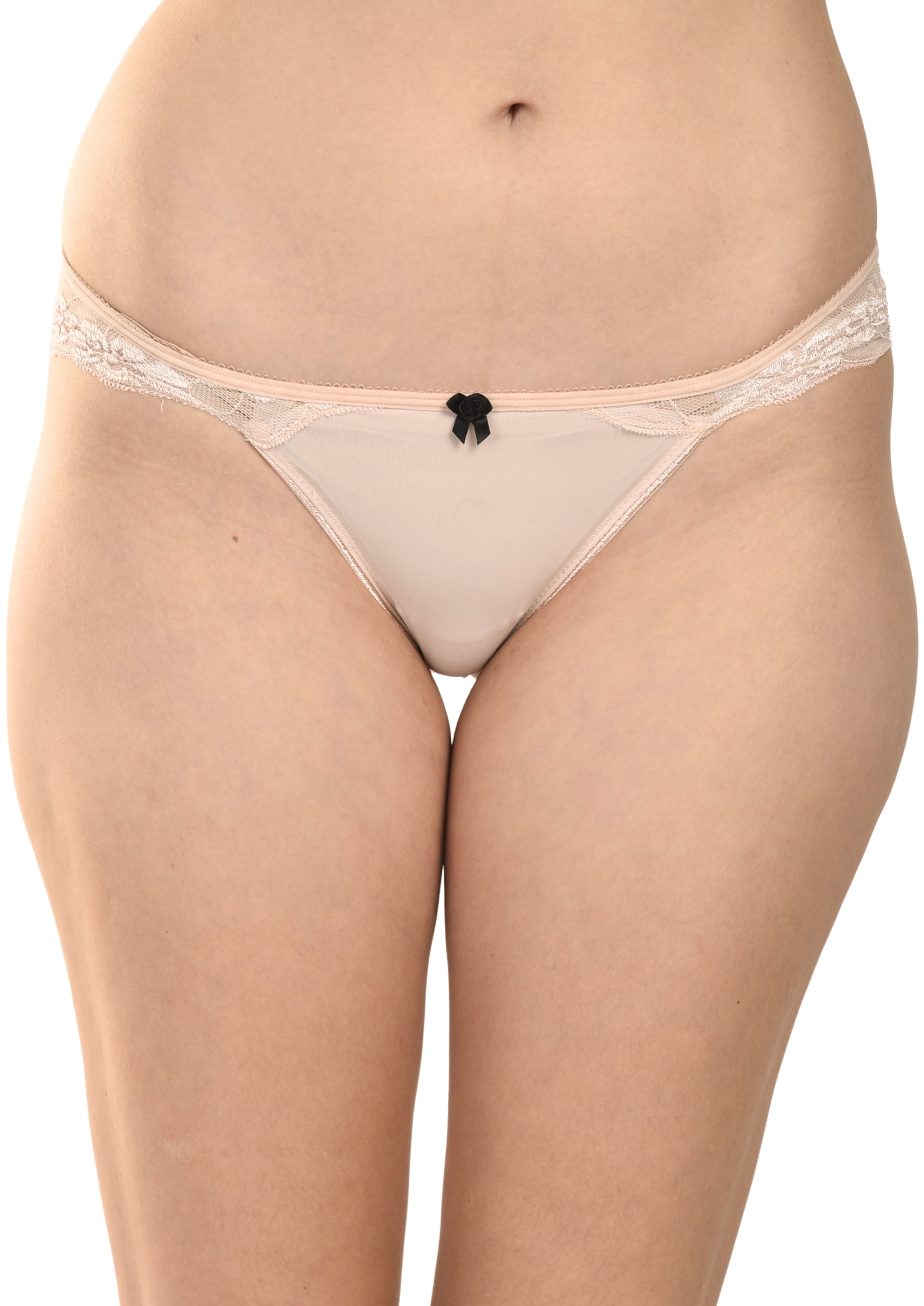 Women's Delicate Lace Panties Pack of 2 – Peach & Wine
