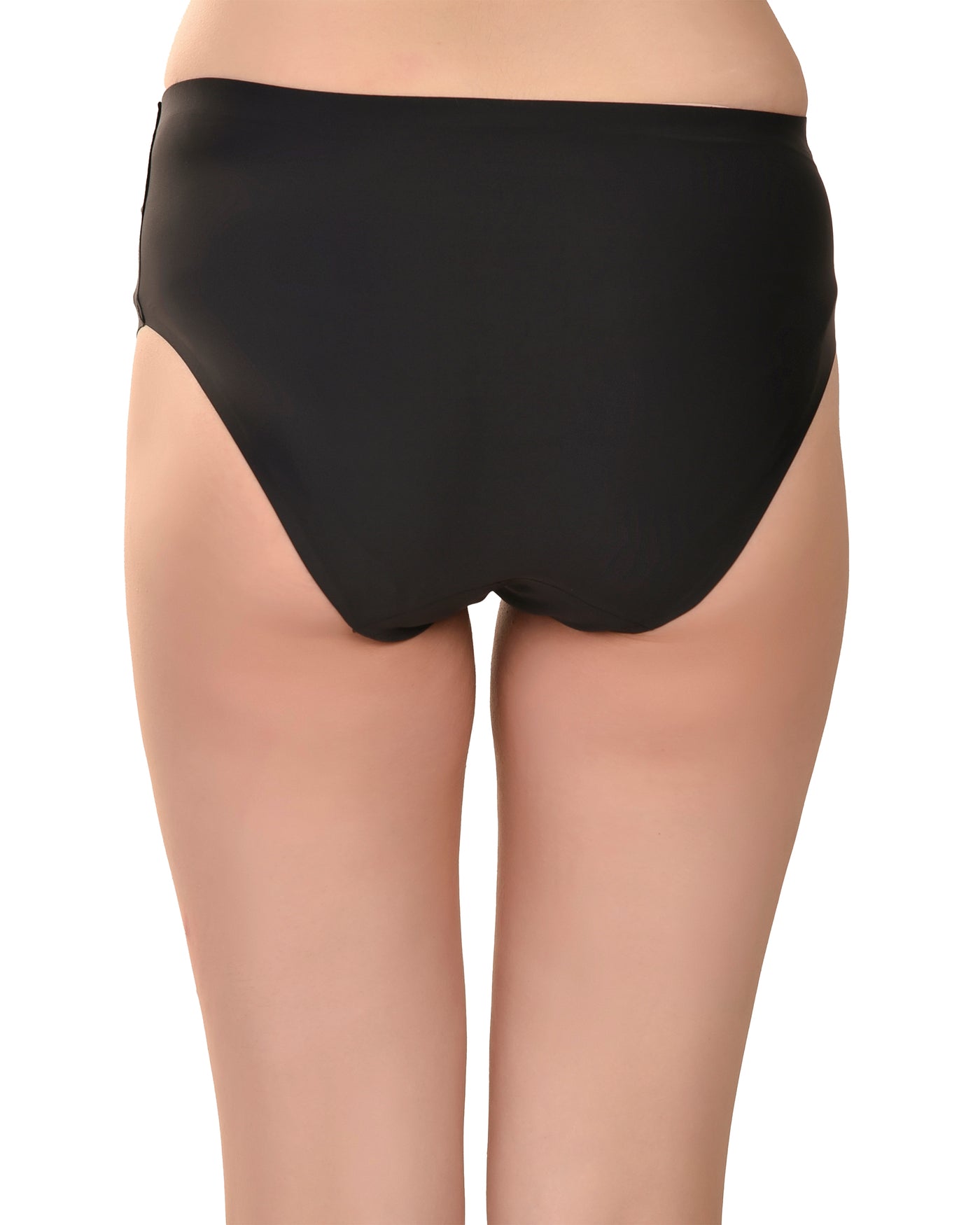 Women's Seamless Cotton Panties Pack of 3 – Black