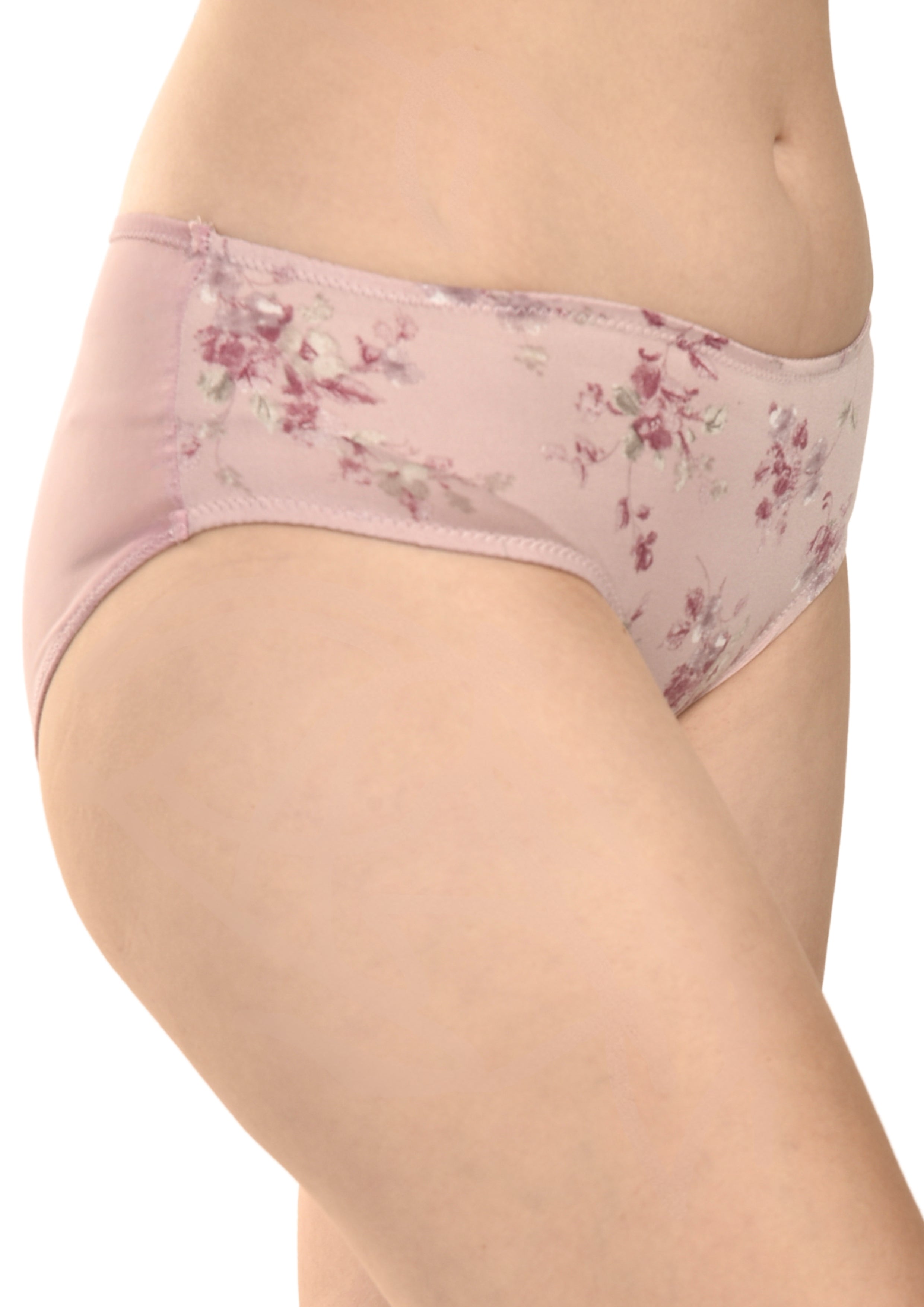 Women's Printed Cotton Panties Pack of 3 – Blue, White & Pink