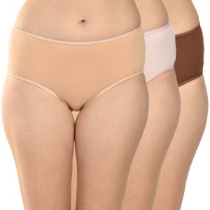 Women's Soft Cotton Hipster Panty - Pair of 3